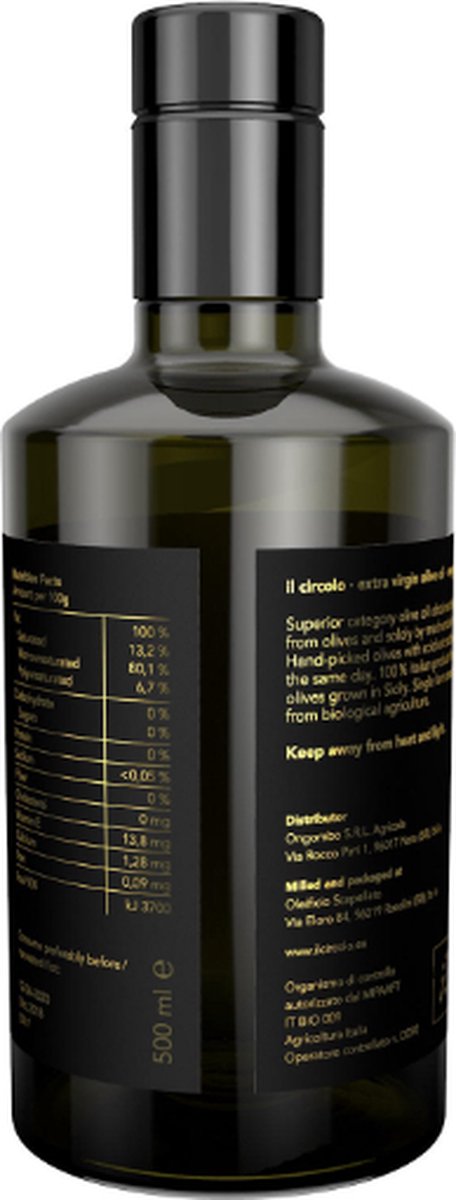 Premium Biologische Extra Vierge Olijfolie - 500 ml - afbeelding 2