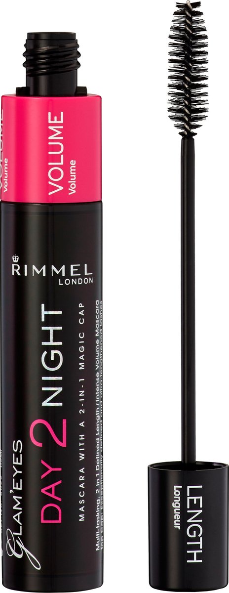 Rimmel London Day2Night Mascara - Black - Black - afbeelding 1