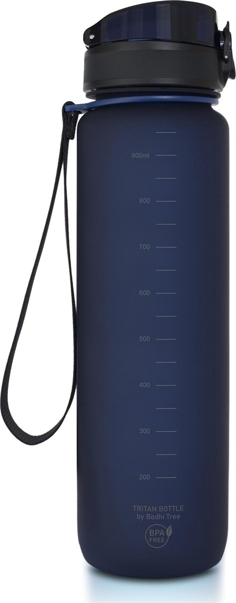 Bodhi Tree® Waterfles 1 Liter - Drinkfles met Fruit Filter - 100% Lekvrij - afbeelding 2