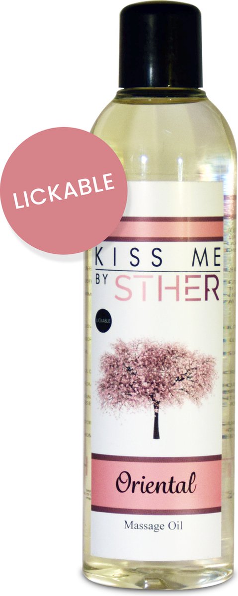 Sther Premium Massage olie en Glijmiddel 2-in-1 - Ontspannende Massageolie Erotisch - Oriental - 250 ml - afbeelding 1