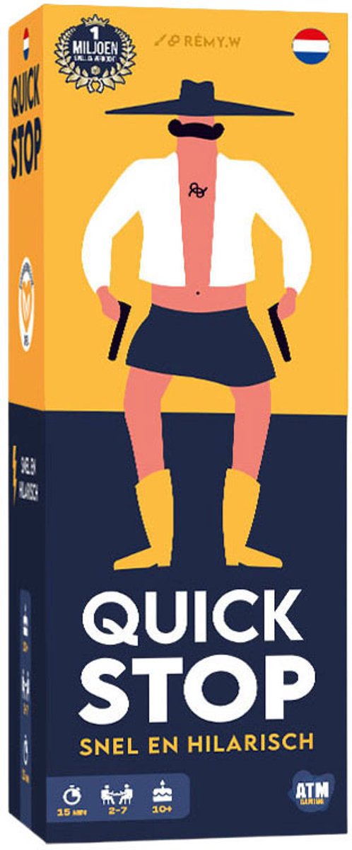 Quickstop - Asmodee - Nederlandstalig kaartspel - Party- en familiespel - Vanaf 10 jaar - afbeelding 1