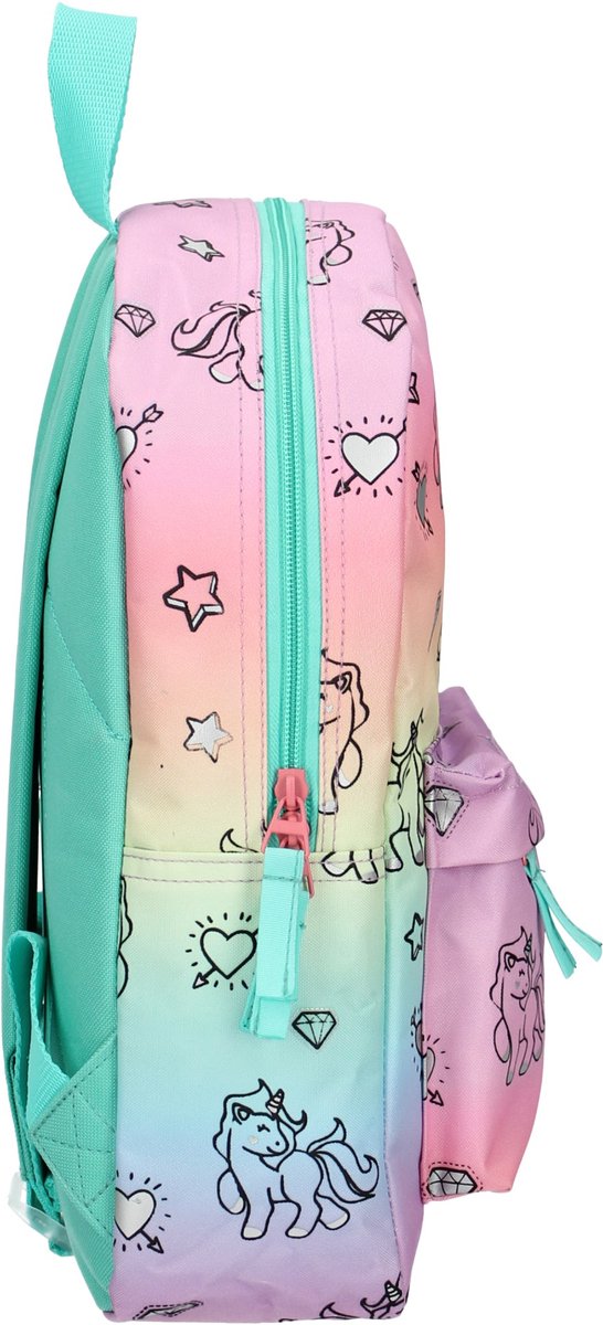 Milky Kiss Rainbows & Unicorns - Rugzak - Schooltas meisje - Multi - Unicorn - afbeelding 3