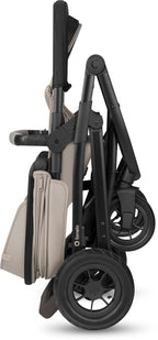 Lionelo Bianka Kinderwagen 3 in 1 - Reiswieg + Wandelwagen + Autostoel - Grote Luchtbanden, Volledige Vering - Inklapbaar - Verstelbare duwstang - Buggy Omkeerbare Zitting - 0-22kg - Accessoireset - Beige - afbeelding 2