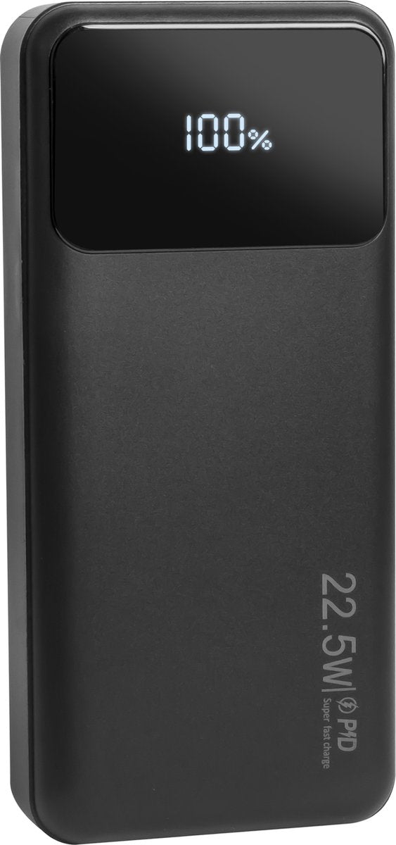 Nuvance Powerbank 20000 mAh - 22.5W Snellader - Usb, Usb-C & Micro Usb - Universeel - Incl. 22.5W Snellaadkabel - Gadgets - Reis Powerbanks - afbeelding 1