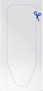 STAUS&BACH Ironiq Pad - Strijkplank Vilt - Tafelstrijkplank molton onderlaag - 135 x 49 cm - Strijkplankonderlaag - afbeelding 1