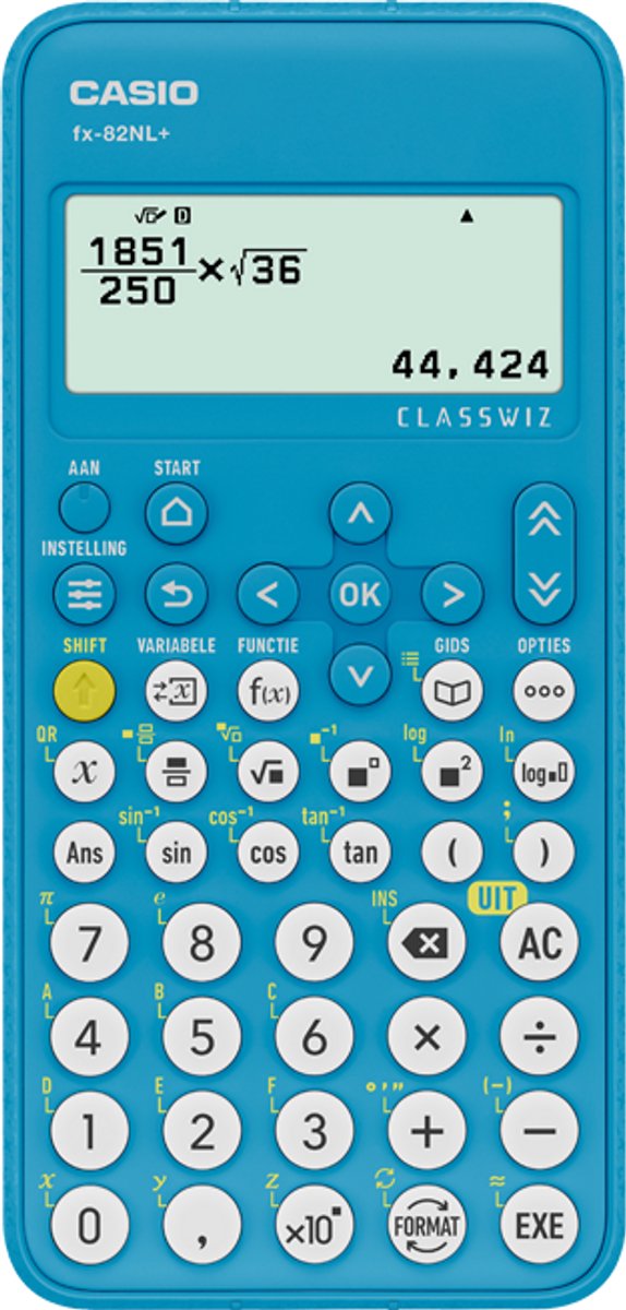 Casio fx-82NL+ rekenmachine - Wetenschappelijke rekenmachine - Voor de middelbare school - afbeelding 1