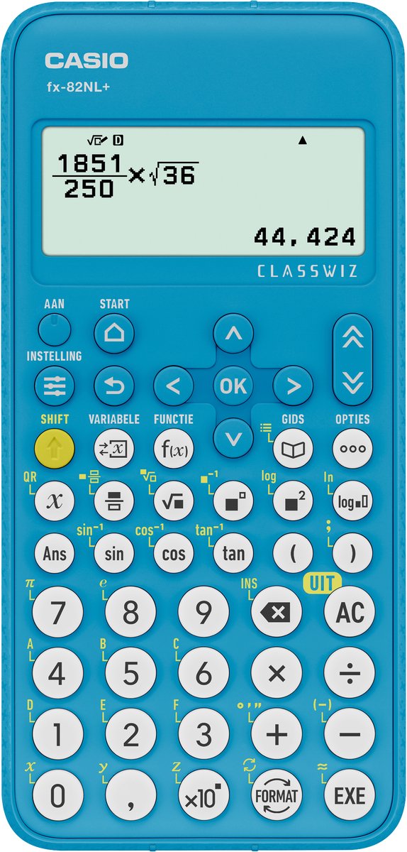 Casio fx-82NL+ rekenmachine - Wetenschappelijke rekenmachine - Voor de middelbare school - afbeelding 5