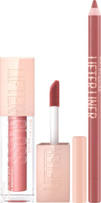 Maybelline New York - Lifter Gloss 3 Moon Glanzende Lipgloss + Lifter Liner Lipliner met Hylaronzuur 07 Big Lift - afbeelding 1