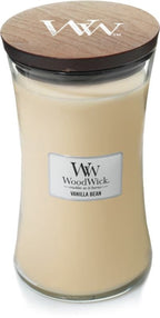 WoodWick Hourglass Large Geurkaars - Vanilla Bean - 130 branduren - afbeelding 2