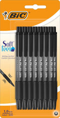 BIC Soft Feel Clic - Balpen - Comfortabele Grip - Pennen - Zwarte Inkt - Pen - 15 Stuks - afbeelding 1