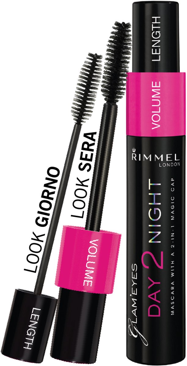 Rimmel London Day2Night Mascara - Black - Black - afbeelding 2