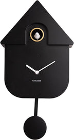 Karlsson Koekoeksklok Modern Cuckoo ABS - Zwart - 41x8,5x21,5cm - afbeelding 3