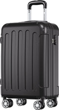 TRVLMORE Handbagage Koffer - 38L - Cijferslot - Lichtgewicht - Trolley - 54x36x20cm - Past binnen 55x40x20 cm - Zwart - afbeelding 1