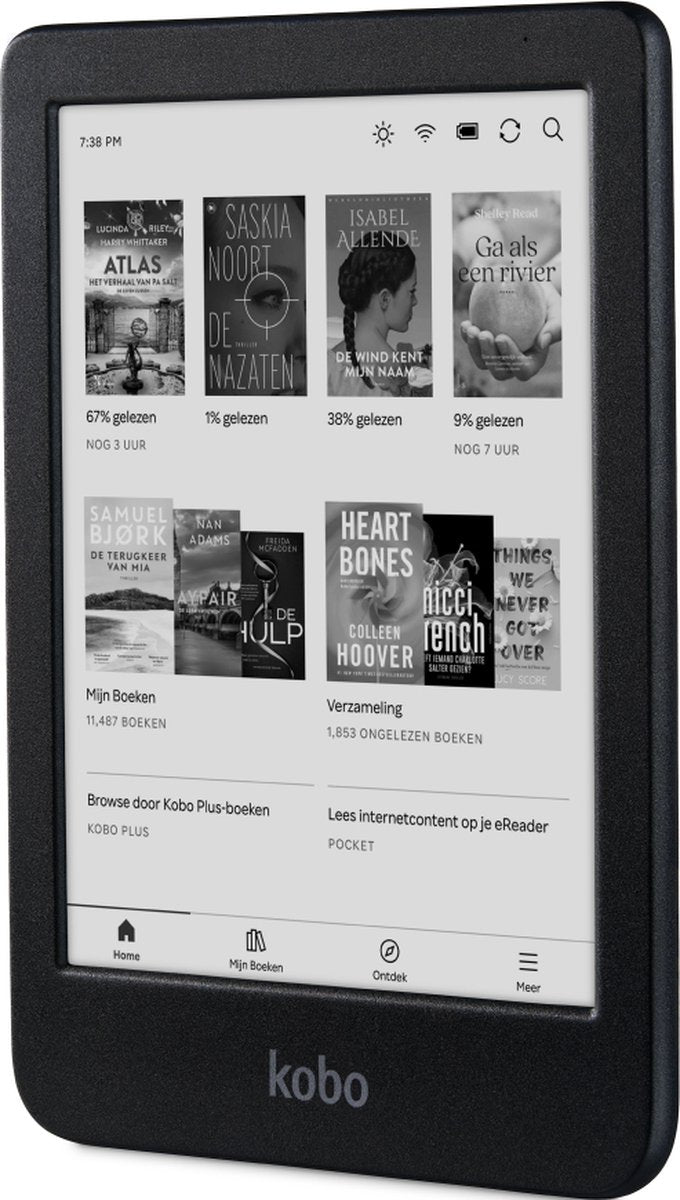 Kobo Clara BW - E-reader - 6 inch - 16GB - Luisterboeken - Zwart - afbeelding 2