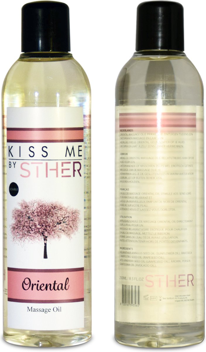 Sther Premium Massage olie en Glijmiddel 2-in-1 - Ontspannende Massageolie Erotisch - Oriental - 250 ml - afbeelding 5