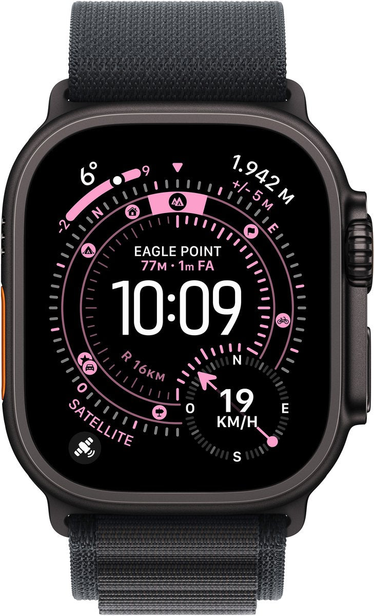 Apple Watch Ultra 3 - Wifi + 5G - 49mm - Black Titanium Case - Medium - afbeelding 2