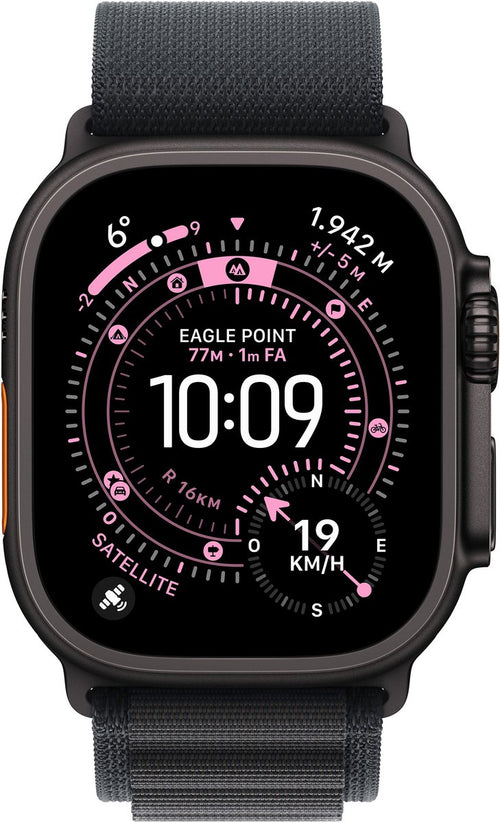 Apple Watch Ultra 3 - Wifi + 5G - 49mm - Black Titanium Case - Medium - afbeelding 2