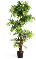 COSTWAY Kunstplant in Pot - 160 cm - afbeelding 1