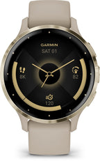Garmin Venu 3s - Smartwatch - AMOLED-Scherm - 41 mm - French Grey - afbeelding 1