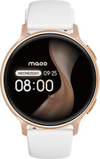 Maoo Ventura 2 - GPS Smartwatch Dames - AMOLED - Siliconen, Leren en Sportbandje - afbeelding 2