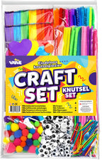 Vaive Knutselset 800-delig - Knutselen Meisjes & Jongens - Kralen, Veren, Pompons & Wiebeloogjes - Knutselkoffer - Knutselspullen - Knutselpakketten - afbeelding 5