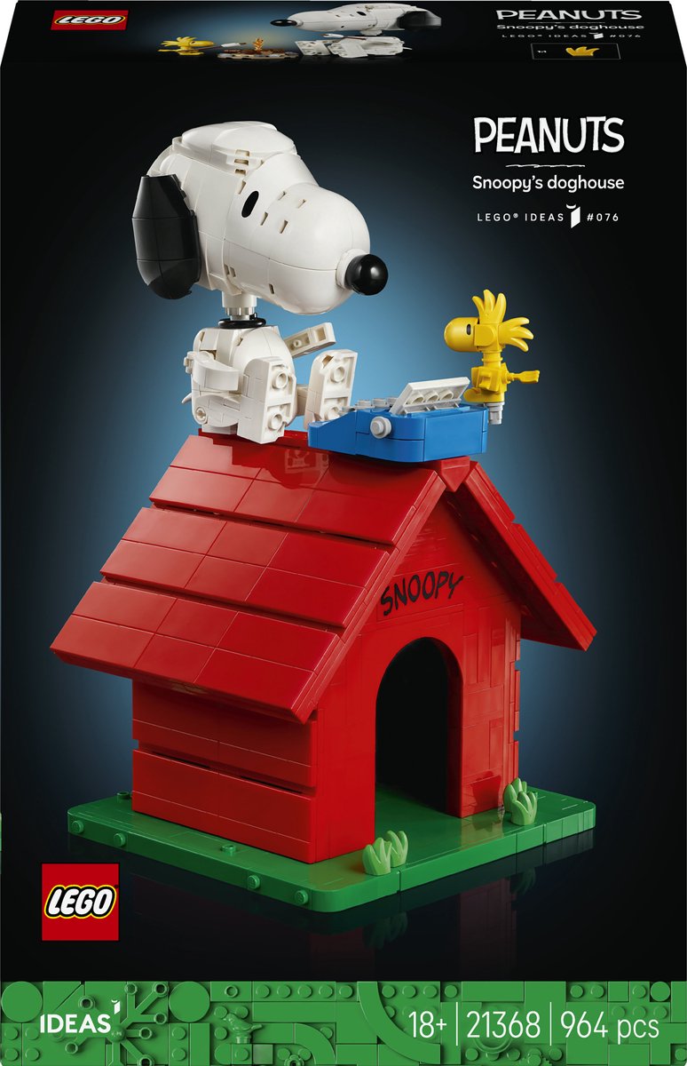 LEGO Ideas - Peanuts: Snoopy's Doghouse - 21368 - afbeelding 1