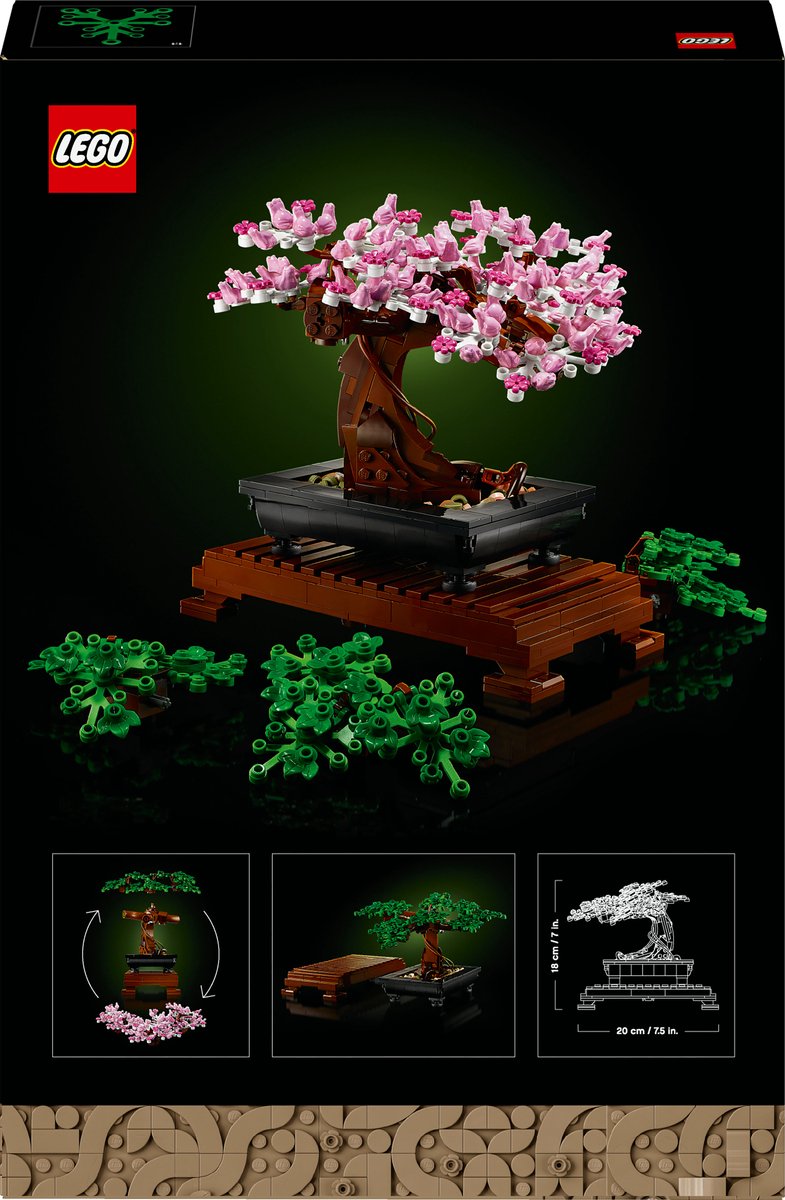LEGO Botanicals Bonsaiboompje Bouwpakket - 10281 - afbeelding 5