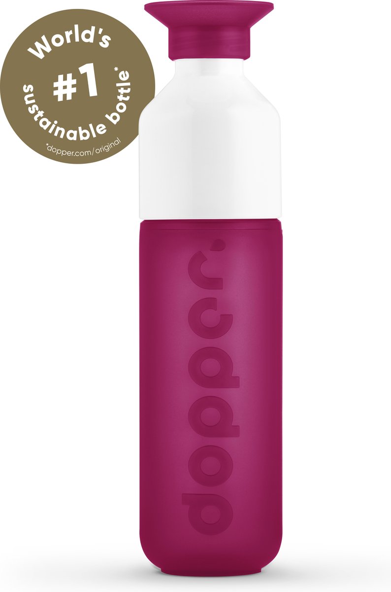 Dopper Original Drinkfles Funky Fuchsia - 450 ml - BPA-vrij - afbeelding 4