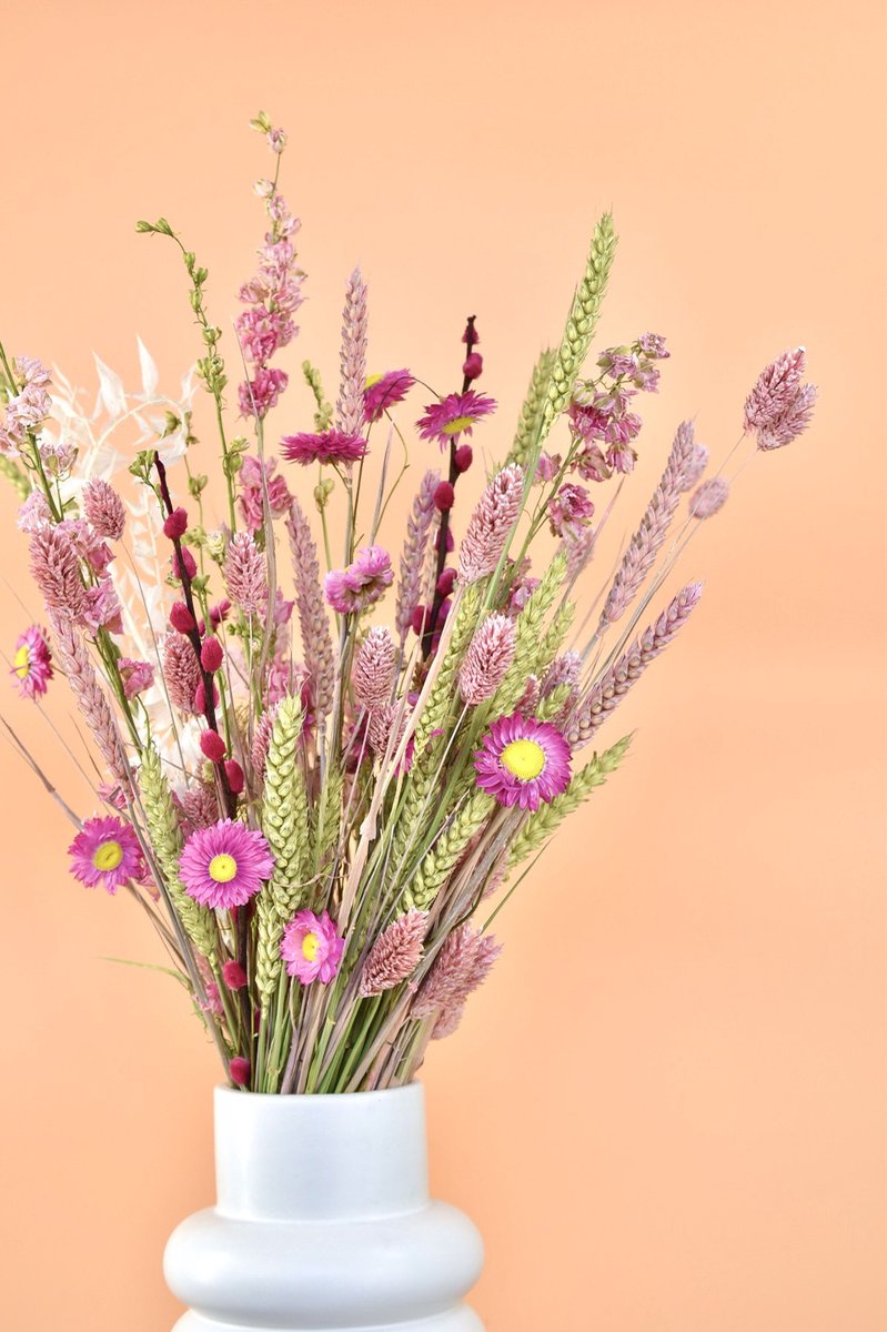 Droogbloemen boeket - Natuurlijk Bloemen - 50 cm - afbeelding 5
