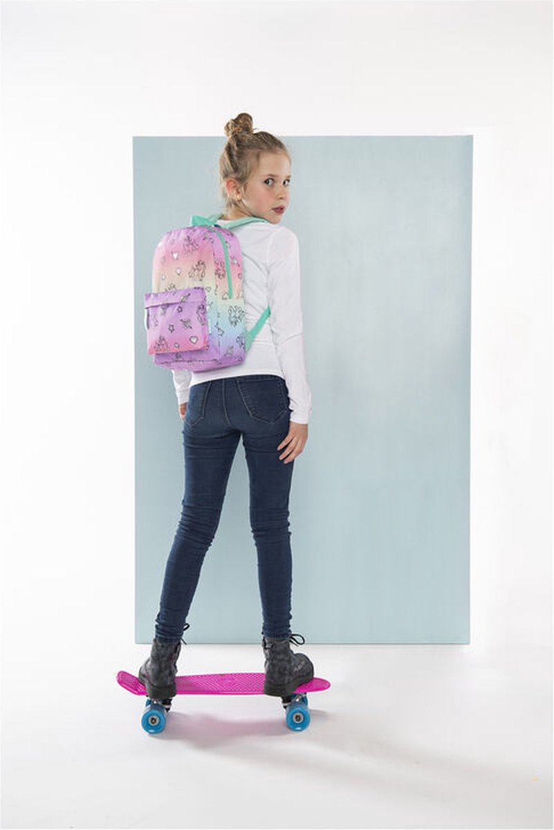 Milky Kiss Rainbows & Unicorns - Rugzak - Schooltas meisje - Multi - Unicorn - afbeelding 2