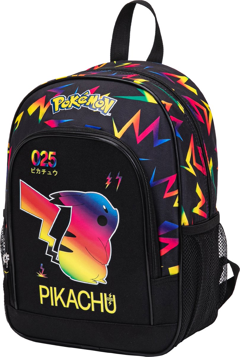 Pokémon Pikachu Rugzak - 2 vakken - 4 t/m 10 jaar - afbeelding 5