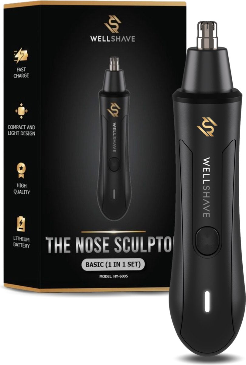 Wellshave Neustrimmer Basic - Wenkbrauw en Oorhaar trimmer - Neustrimmer mannen - Neushaartrimmer - afbeelding 1