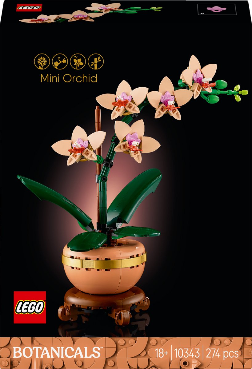 LEGO Botanicals Mini orchidee - 10343 - afbeelding 1