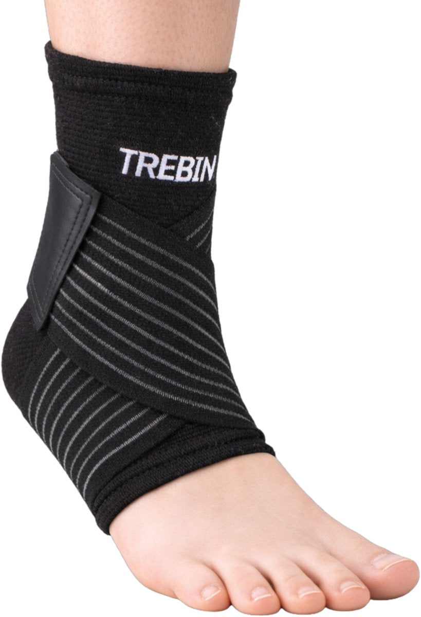 Trebin Enkelbrace - Verstelbare Enkelband met Klittenband - Enkel Support bij een Zwakke Enkel - Dames en Heren - afbeelding 1