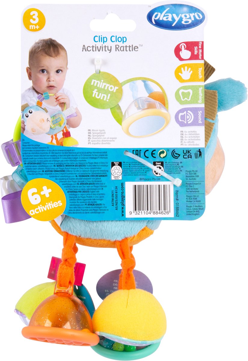 Playgro Clip Clop Rammelaar - afbeelding 4