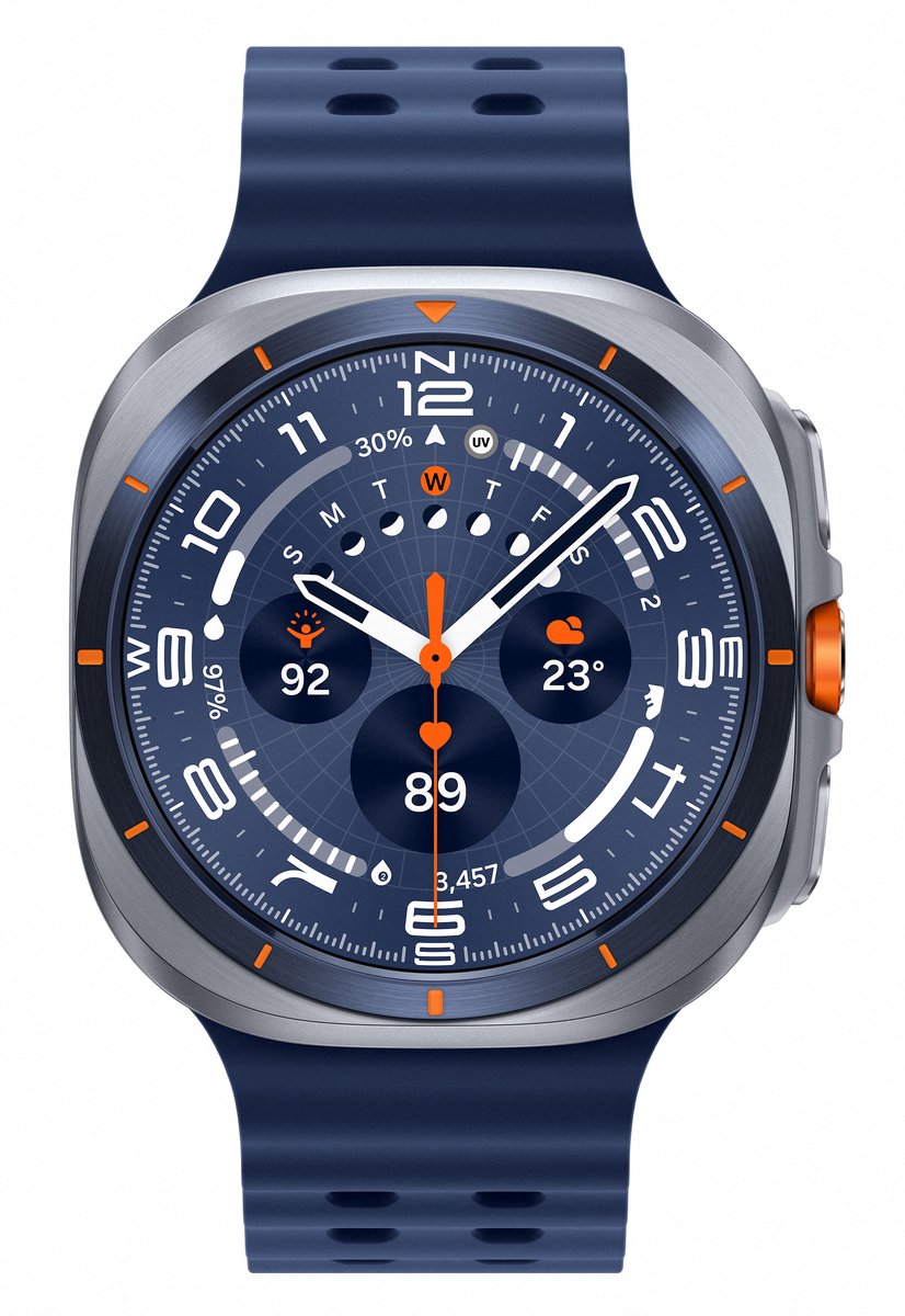 Samsung Galaxy Watch Ultra (2025) - smartwatch - 47mm - LTE - Titanium Blue - afbeelding 1