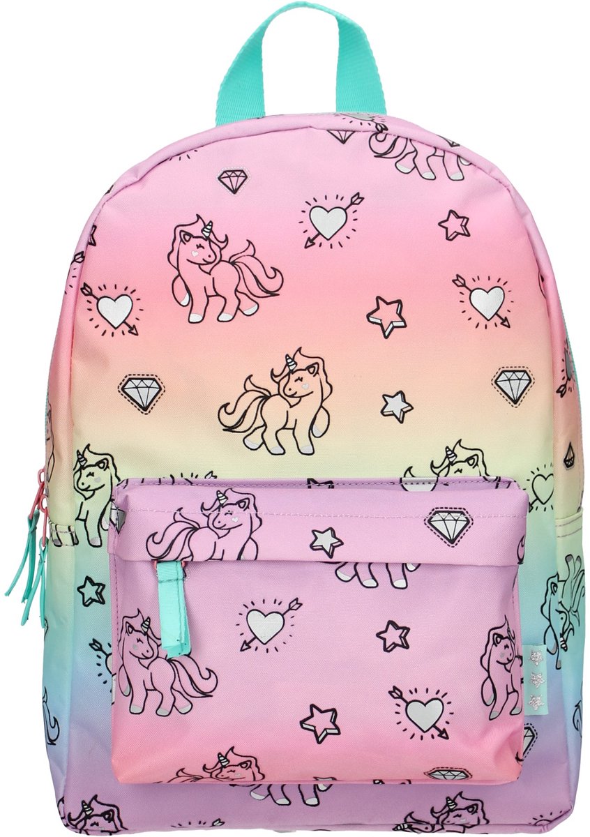 Milky Kiss Rainbows & Unicorns - Rugzak - Schooltas meisje - Multi - Unicorn - afbeelding 1