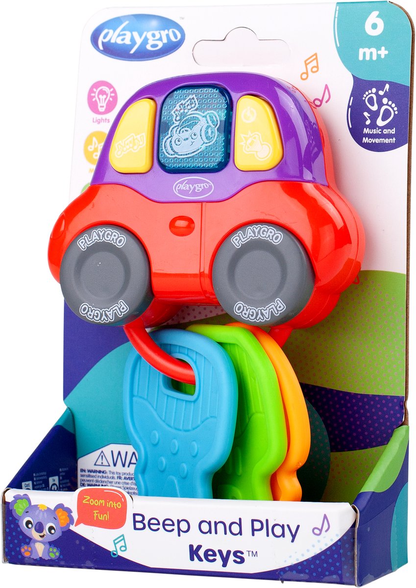 Playgro Beep and Play Sleutels - rammelaar en bijtring - afbeelding 2