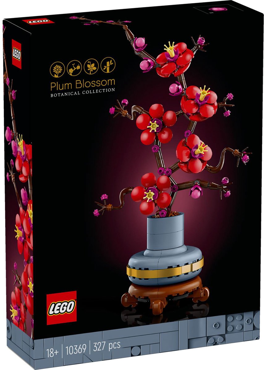 LEGO Icons Japanse abrikoos - Botanical Collection - 10369 - afbeelding 1