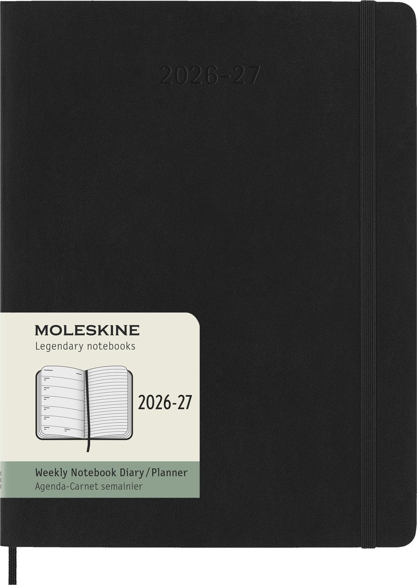 Moleskine 18 Maanden Agenda - 2026/27 - Wekelijks - XL - Zachte Kaft - Zwart - afbeelding 5