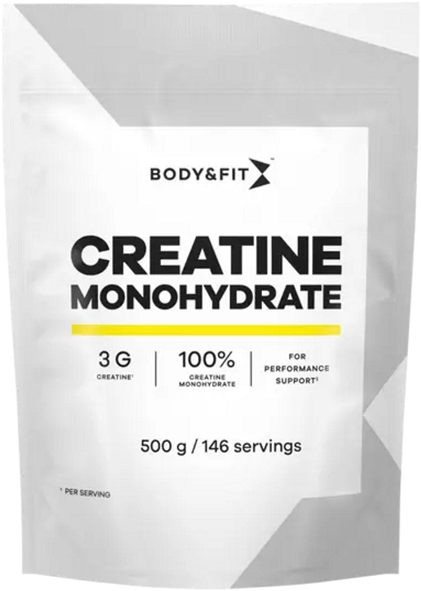 Body & Fit Creatine Monohydrate - 100% Creatine Monohydraat - Supplement voor Spieropbouw/Prestaties - Smaakloos - afbeelding 1