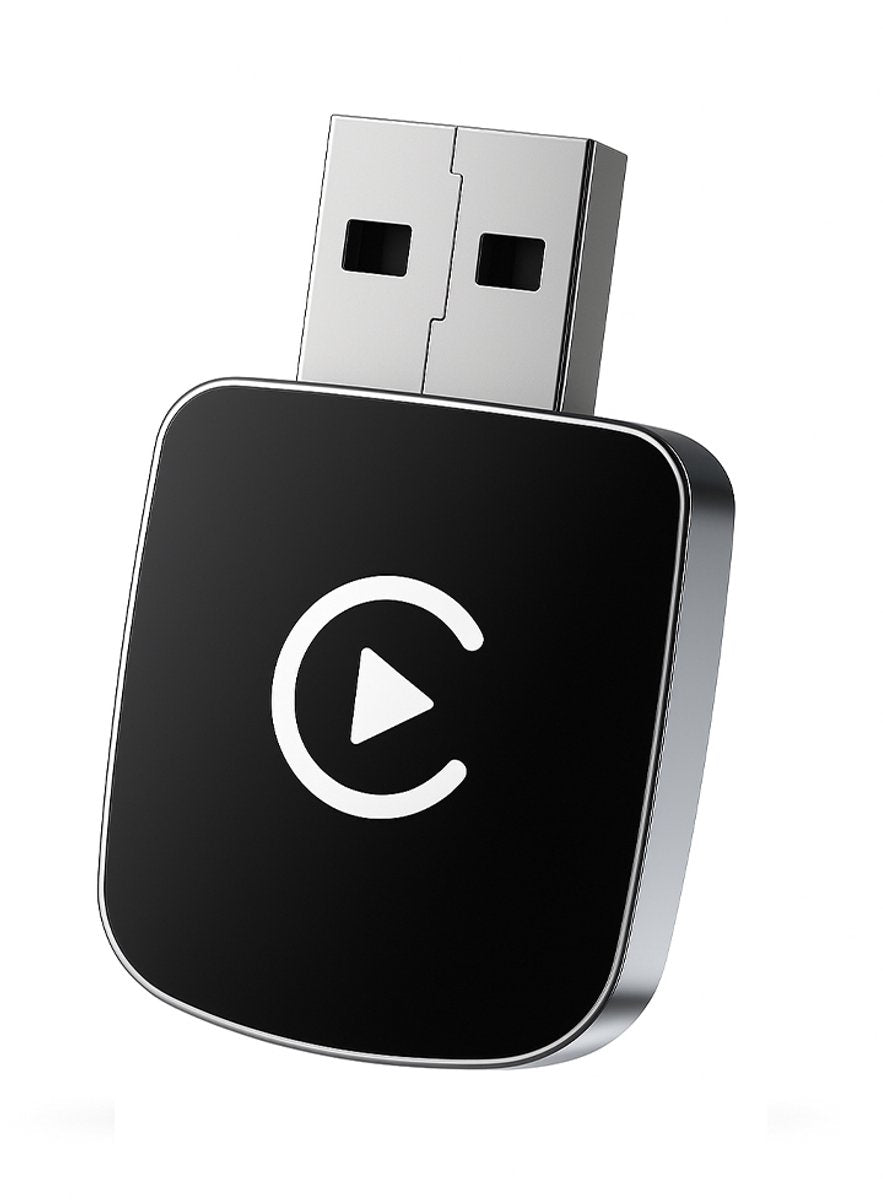Premium 2-in-1 Carplay Dongle - Draadloos Carplay & Android Auto - Android Auto Dongle - Extra Klein Model - Snelle & Stabiele Connectie - afbeelding 1