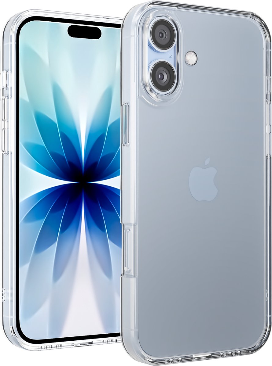 Hoesje - geschikt voor iPhone 17 - Transparant - shock proof - afbeelding 1