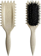 Curl Define Borstel Crème – Anti-pluis Krullenborstel – Voor 2A t/m 4C Haar – Zonder Trekken – Styling Brush - afbeelding 1