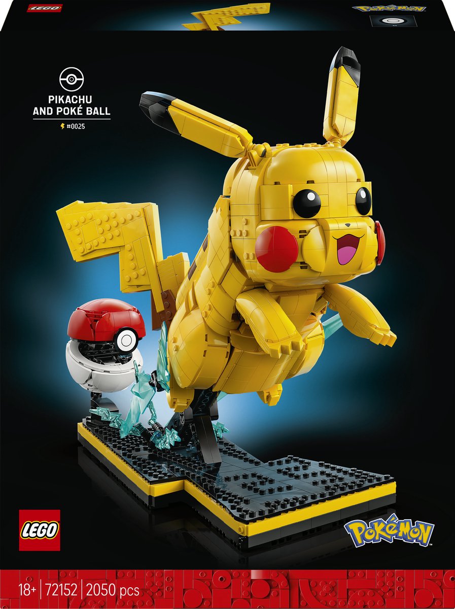 LEGO Pokémon Pikachu en Pokéball - 72152 - afbeelding 1
