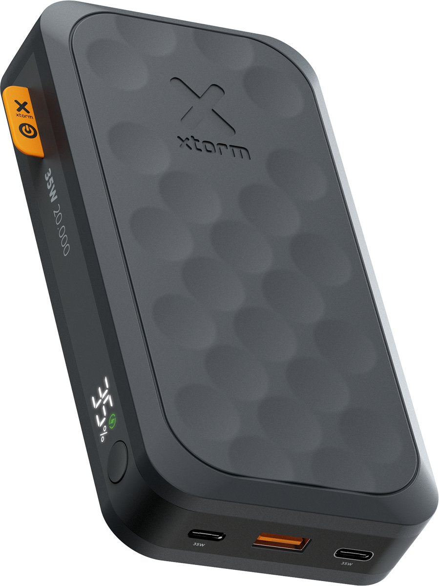 Xtorm Powerbank 27.000 mAh – 67W Snellader – USB-C PD & USB-A – Geschikt voor Telefoon/Smartphone/Tablet & Laptop – LED Display – GRS Duurzaam Materiaal – Zwart - afbeelding 1