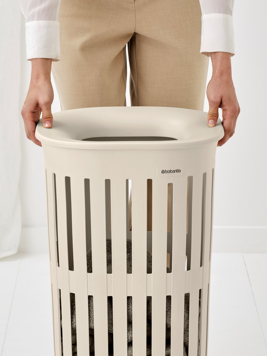 Brabantia Collect-It Hi Wasmand - 55 l - Soft Beige - afbeelding 4