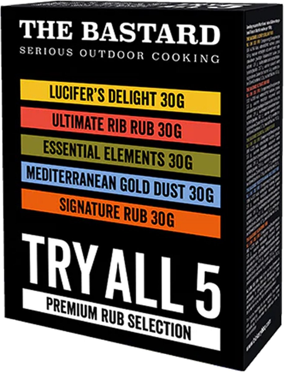 Barbecue pakket met alle sauzen en rubs van The Bastard - BBQ pakket cadeau - afbeelding 5