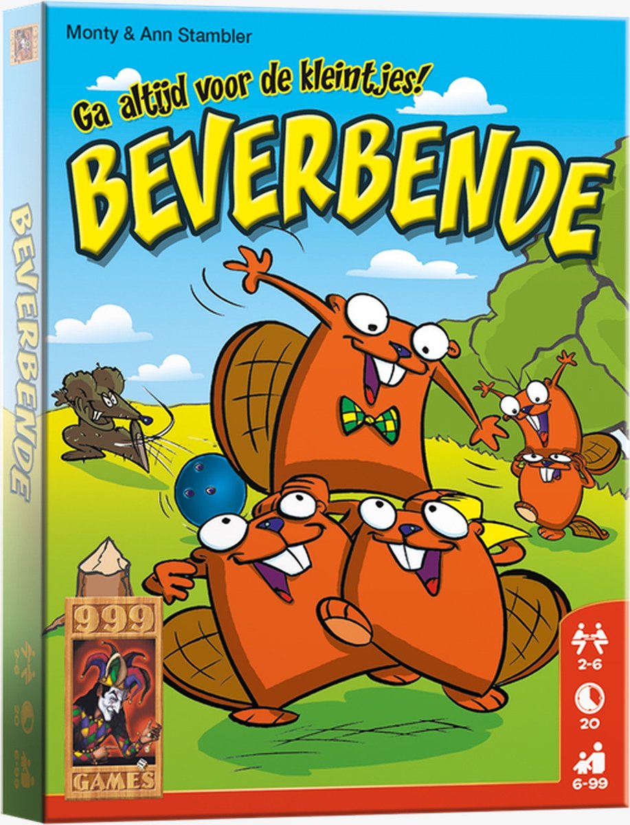 999 Games - Beverbende - Kaartspel - Tactisch geheugenspel - Familiespel - Gezelschapsspel - Educatief spel - vanaf 6 jaar - Klein cadeautje - afbeelding 1