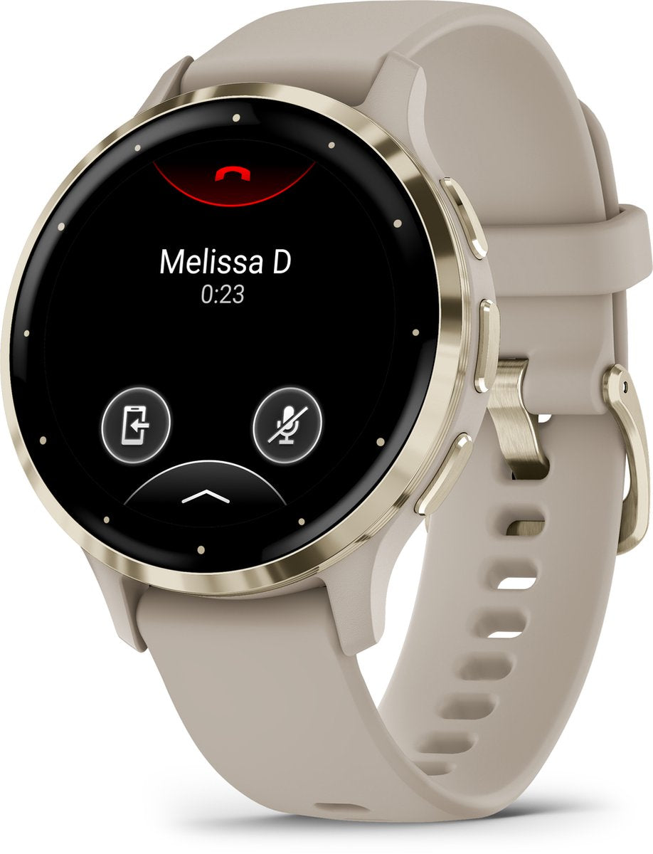 Garmin Venu 3s - Smartwatch - AMOLED-Scherm - 41 mm - French Grey - afbeelding 4
